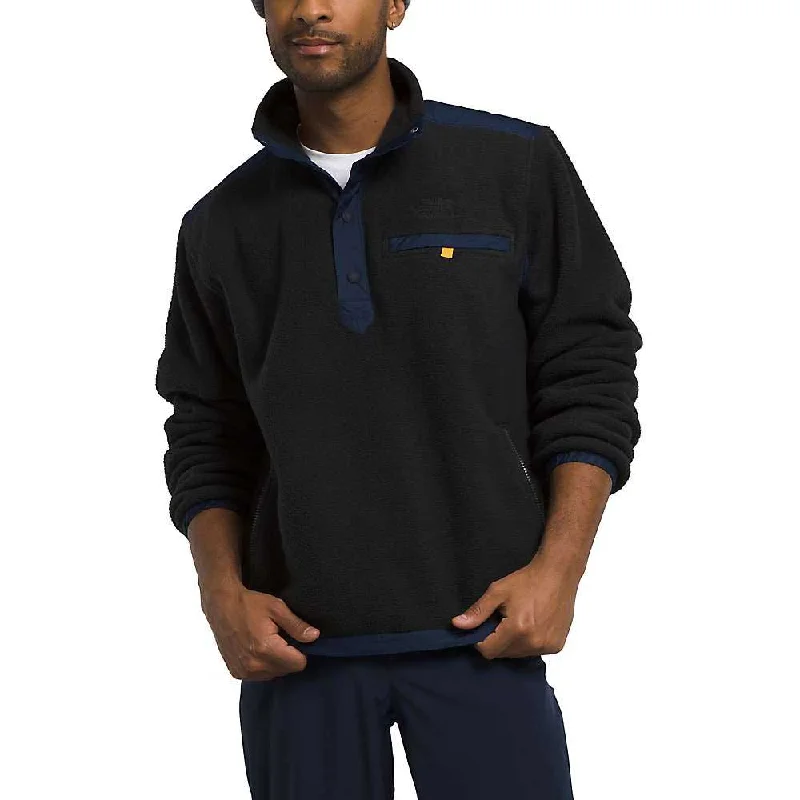 Men fleece zip - up hoodies for outdoor adventuresThe North Face Mens Royal Arch 1/4 Snap Jacket