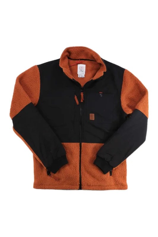 Men fleece - lined leather jackets for a luxurious feelTopo Designs Mens Subalpine Fleece Jacket