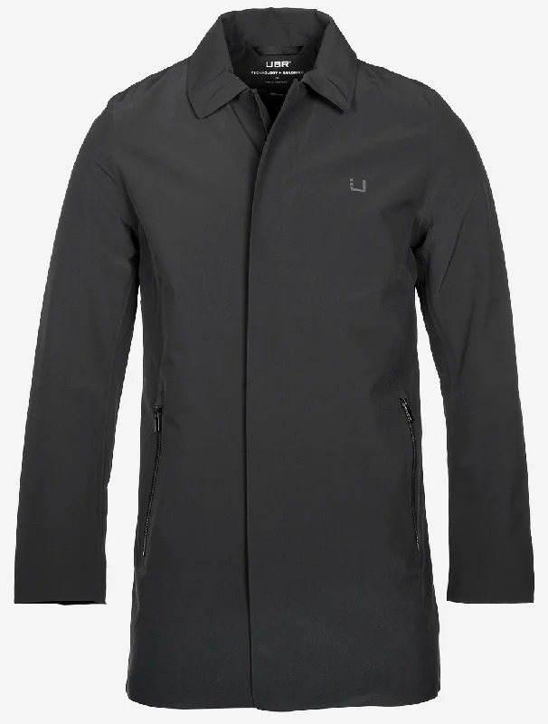 Men's raincoats with a detachable hood and sleeves​Regulator™ Coat Black