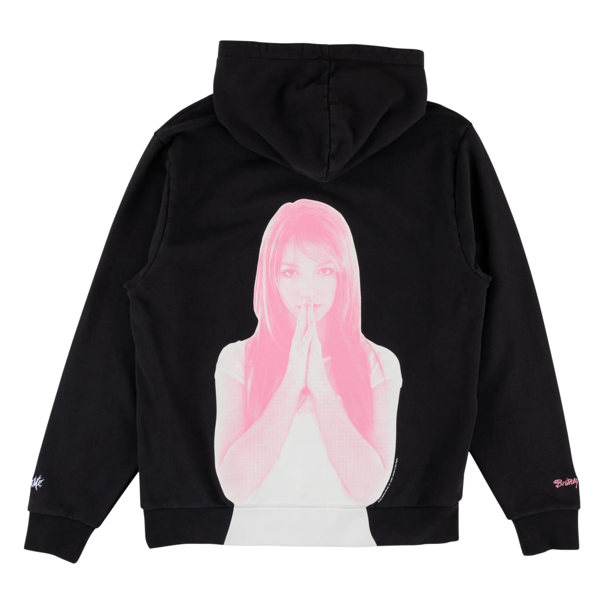 Men fleece - trimmed ski masks for winter sportsWELCOME Britney Spears X Welcome Believe Pigment Dyed Pullover Hoodie Black