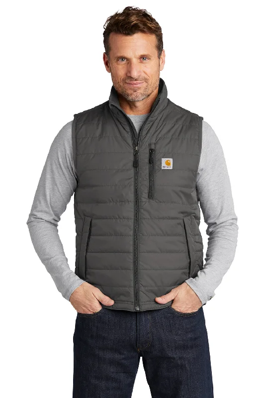 Men's Sleeveless Puffer Vest in Red for a Bold and Stylish StatementCarhartt Mens Gilliam Full Zip Vest - Shadow Grey Men's Sleeveless Puffer Vest in Red for a Bold and Stylish StatementCarhartt Mens Gilliam Full Zip Vest - Shadow Grey