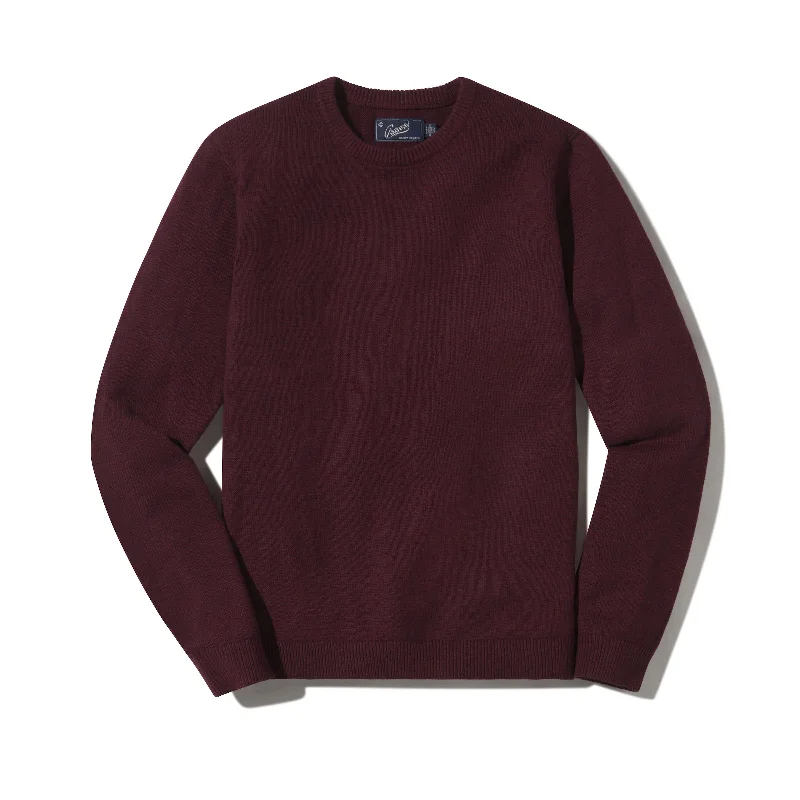 Men's Cable - Knit Sweater Dress in Gray for a Unique and Comfortable One - Piece OptionCollegiate Cotton Rich  Crew - Sangria