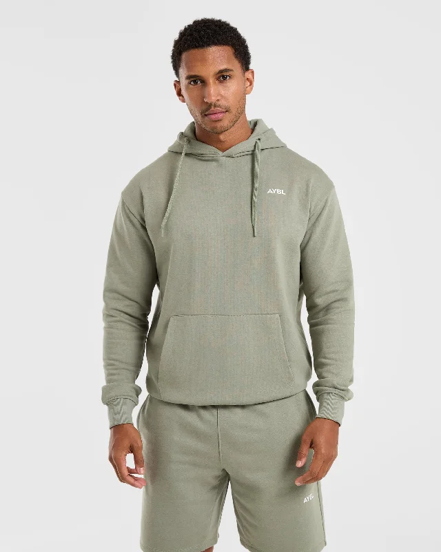 Slim - fit men hoodie to pair with skinny jeansEssential Lightweight Hoodie - Washed Sage Slim - fit men hoodie to pair with skinny jeansEssential Lightweight Hoodie - Washed Sage