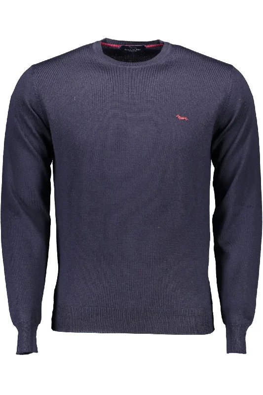 Men's Fuzzy Mohair - Blend Sweater in Light Pink for a Soft and Stylish LookHarmont & Blaine Chic Round Neck Woolen Men's Sweater