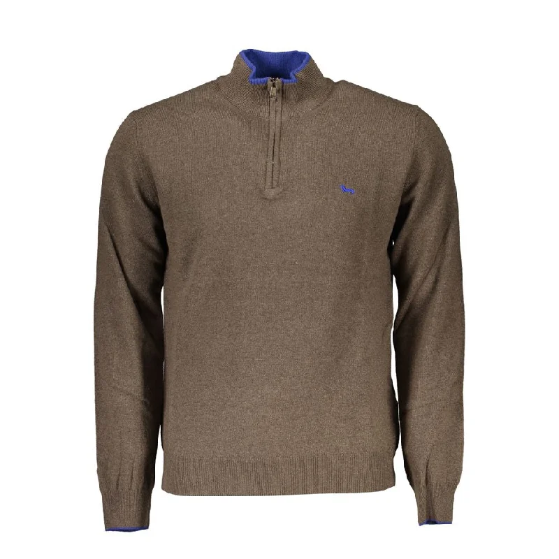 Men's Fuzzy Mohair - Blend Sweater in Light Pink for a Soft and Stylish LookHarmont & Blaine  Fabric Men's Sweater