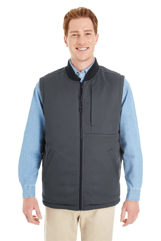 Men's Sleeveless Puffer Vest in Red for a Bold and Stylish StatementHarriton Mens Dockside Reversible Water Resistant Full Zip Vest - Black/Dark Charcoal Grey Men's Sleeveless Puffer Vest in Red for a Bold and Stylish StatementHarriton Mens Dockside Reversible Water Resistant Full Zip Vest - Black/Dark Charcoal Grey