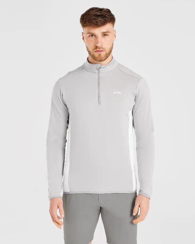 Fleece - lined men hoodie for extreme cold weatherPerformance 1/4 Zip Pullover - Grey Fleece - lined men hoodie for extreme cold weatherPerformance 1/4 Zip Pullover - Grey