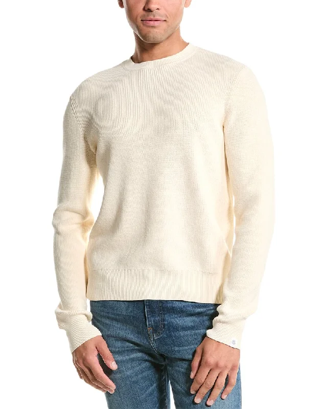 Men's Chunky Knit Fair Isle Patterned Wool Sweater in Multicolor for a Festive Holiday Outfitrag & bone Dexter Sweater