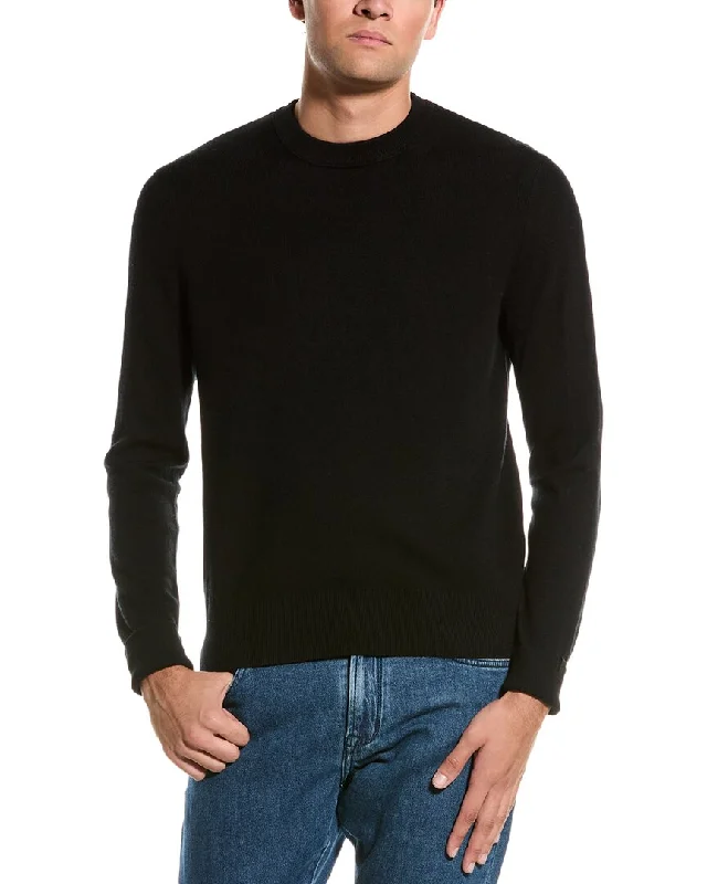 Plus Size Men's Striped Cotton - Blend Sweater in Navy and White for a Nautical - Themed Vacationrag & bone Harding Cashmere Sweater