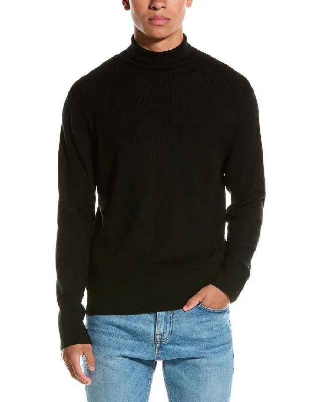 Men's Embroidered Floral Patterned Silk - Blend Sweater in Cream for a Spring - Inspired Lookrag & bone Marty Wool-Blend Turtleneck Sweater