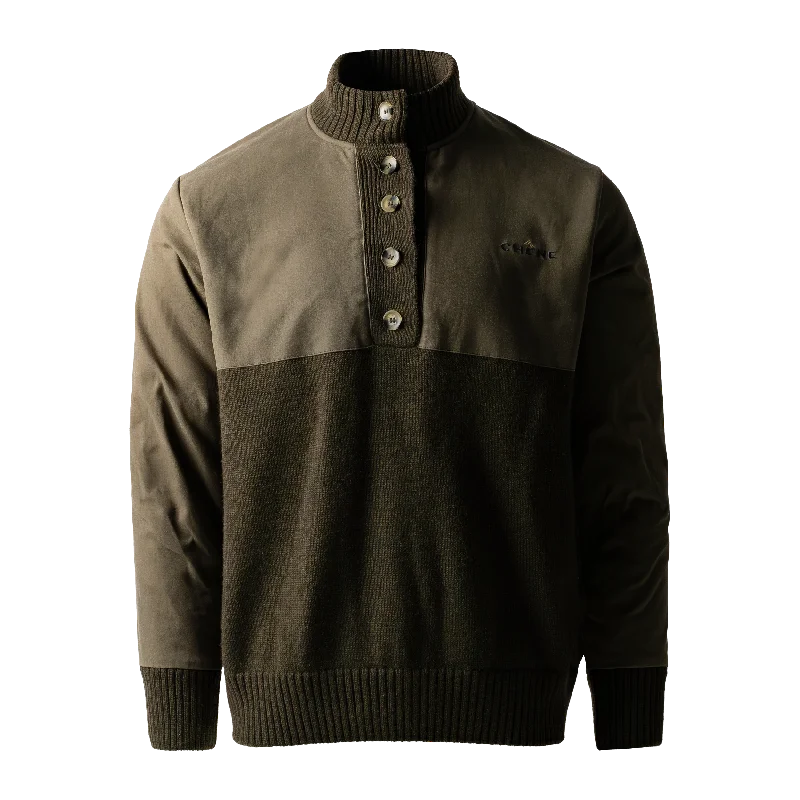 Plus Size Men's Distressed Denim - Look Sweater in Blue for a Trendy and Edgy StyleWaxed Canvas Sweater Plus Size Men's Distressed Denim - Look Sweater in Blue for a Trendy and Edgy StyleWaxed Canvas Sweater