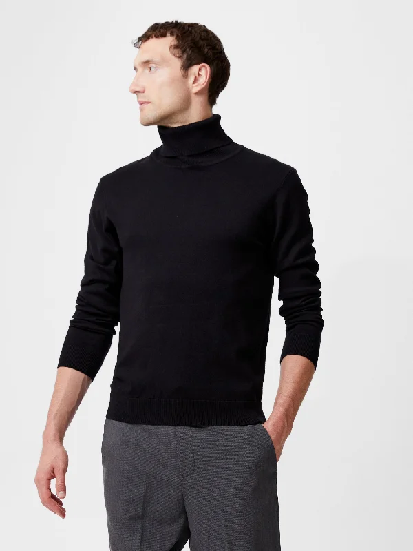 Men's Cable - Stitch Cardigan in Dark Green for a Rustic and Timeless AppearanceViscose Blend Turtle Neck Jumper Men's Cable - Stitch Cardigan in Dark Green for a Rustic and Timeless AppearanceViscose Blend Turtle Neck Jumper