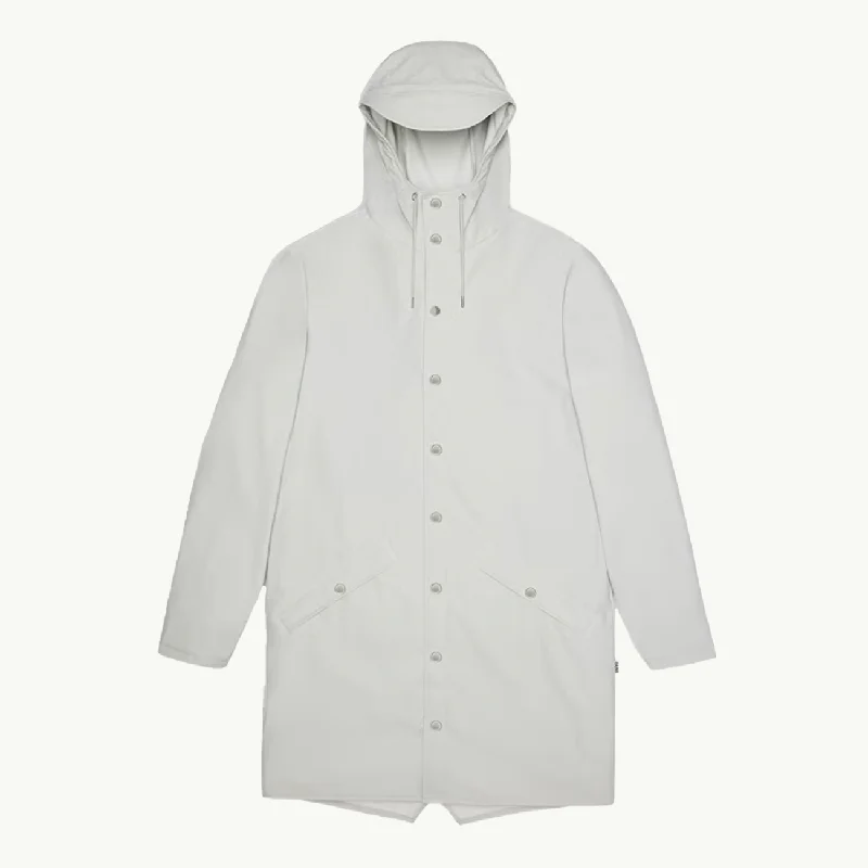 Men coats with a hooded design for added protection against the elementsLong Jacket - Ash Men coats with a hooded design for added protection against the elementsLong Jacket - Ash