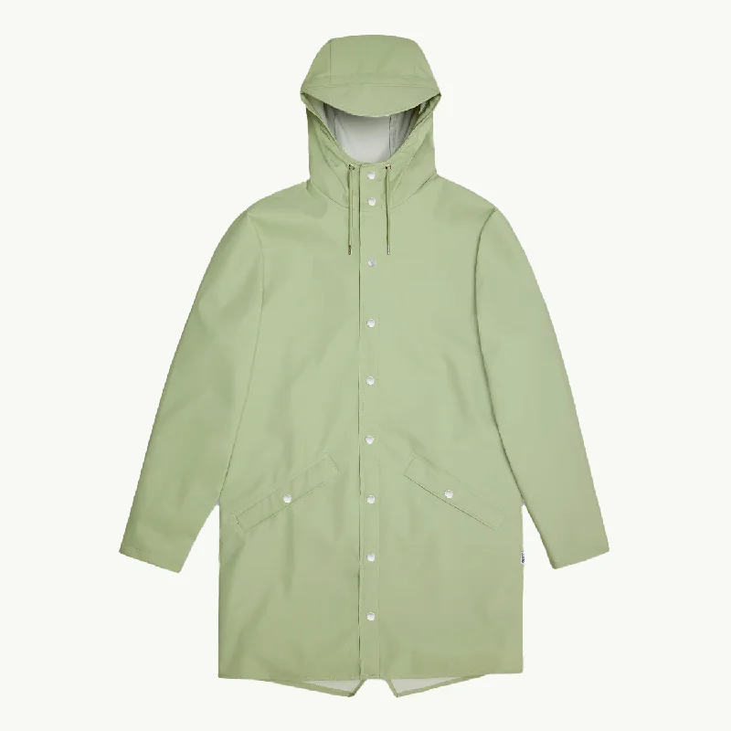 Men coats with a wind - resistant outer layer for blustery weatherLong Jacket - Earth