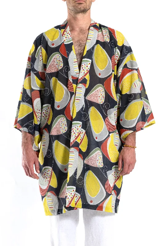 Men's shirtjackets with a water - repellent finish​2334  Kimono " Otto Print "