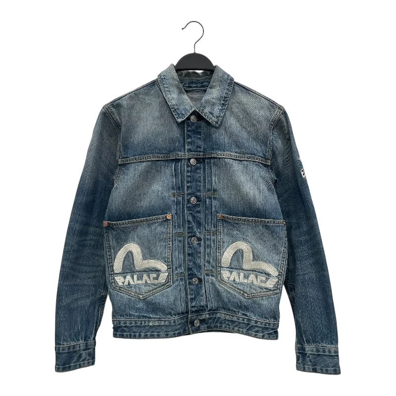 Men coats with a soft fleece interior for extra warmth and comfortEVISU X PALACE/Dice Denim Jacket/S