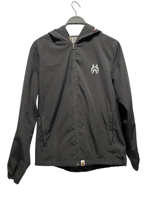 Men coats with a quick - drying feature for active lifestylesA BATHING APE/Windbreaker/S/Polyester/BLK/WGM Shark Hooded Zip Windbreak Men coats with a quick - drying feature for active lifestylesA BATHING APE/Windbreaker/S/Polyester/BLK/WGM Shark Hooded Zip Windbreak