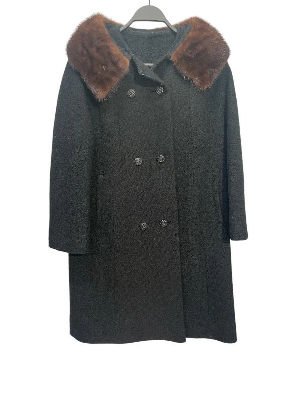 Men coats made of high - quality leather for a rugged and durable optionVintage/Peacoat/L/Cotton/BLK/FORTSMANN Men coats made of high - quality leather for a rugged and durable optionVintage/Peacoat/L/Cotton/BLK/FORTSMANN