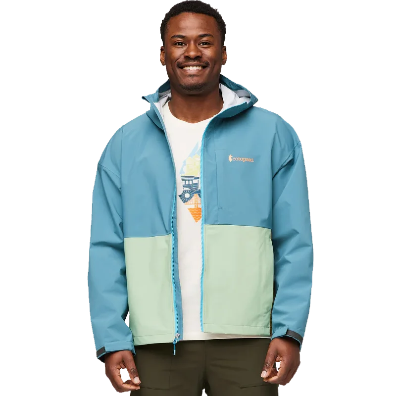 Men's raincoats with a drawstring waist for a custom fit​Men's Cielo Rain Jacket
