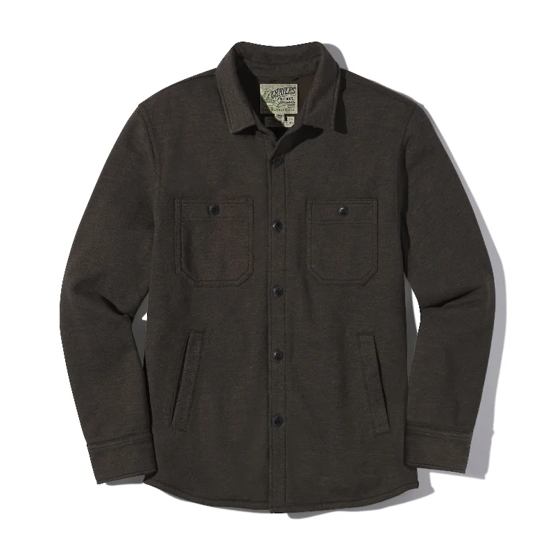 Men's waterproof shirtjackets for rainy days​Dunlop Waffle Lined Shirt Jacket - Beluga