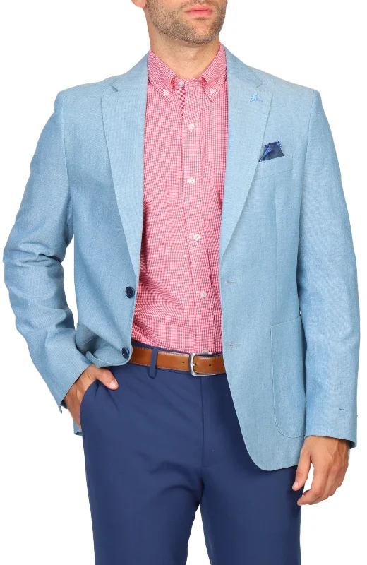Men coats with a soft fleece interior for extra warmth and comfortIce Blue Dyed Pincord Sport Coat Men coats with a soft fleece interior for extra warmth and comfortIce Blue Dyed Pincord Sport Coat