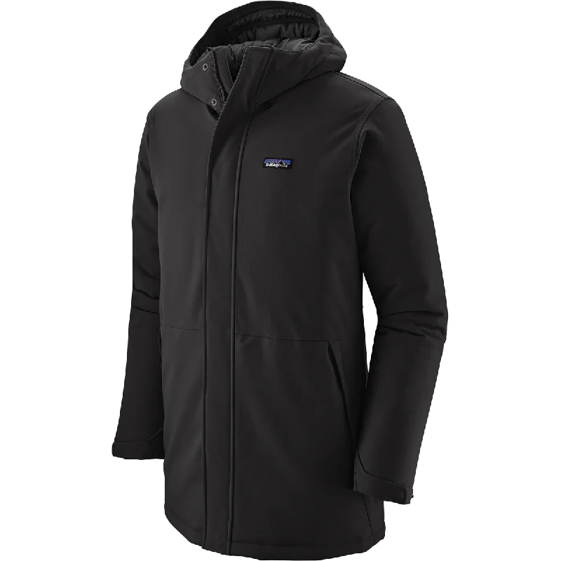 Men's raincoats with a drawstring hem to seal out water​Men's Lone Mountain Parka