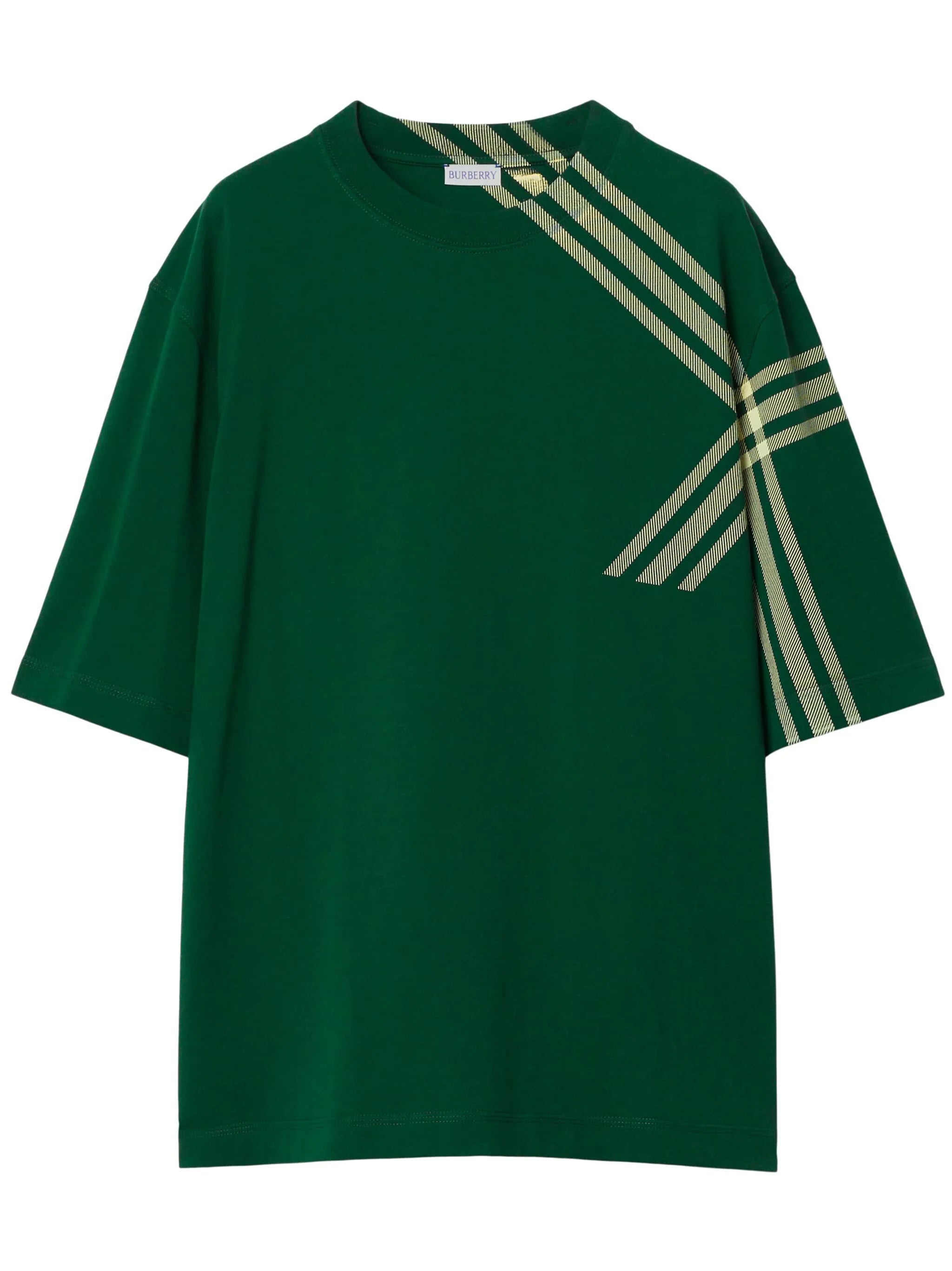 Men vest with a zip - off hood for added protection in inclement weatherCheck-Print Cotton T-Shirt