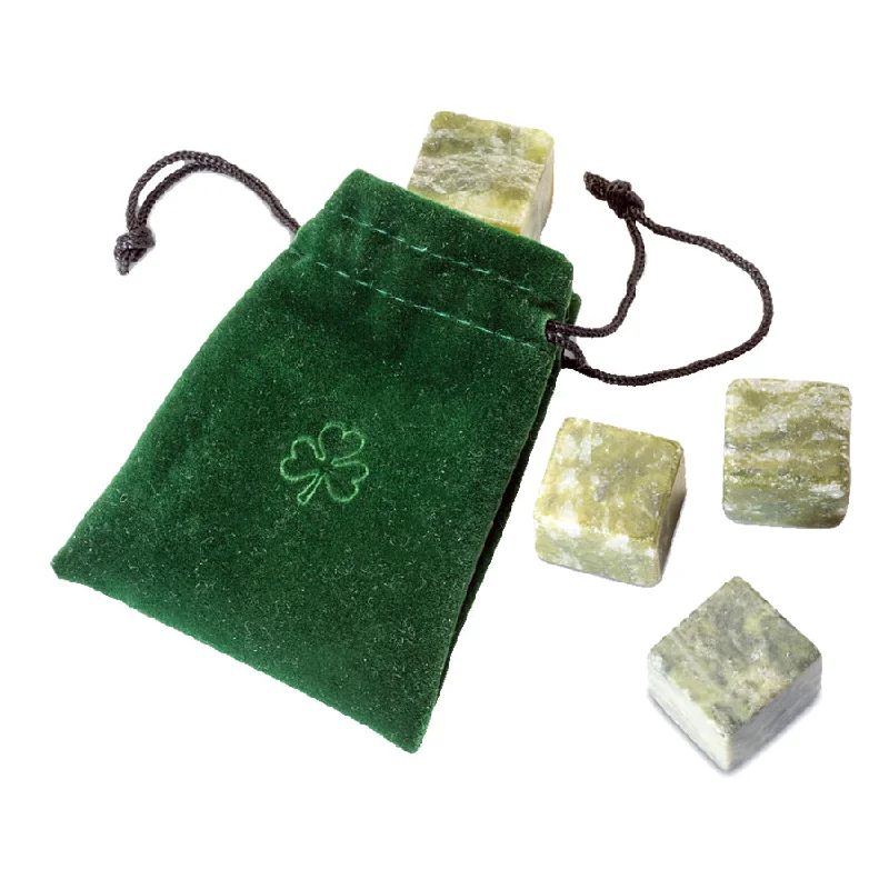 Men vest with a mandarin collar for a sophisticated appearanceConnemara Marble Whiskey Stones in Pouch