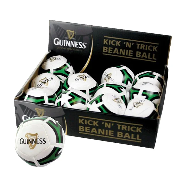 Embroidered men waistcoats with intricate designs for a unique lookGuinness Kick n' Trick Beanie Ball - Green and Black