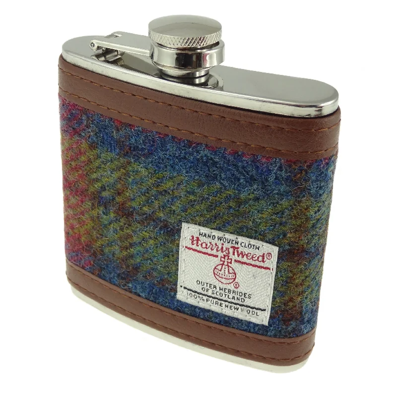 Patterned men waistcoats with floral prints for a stylish twistHip Flasks with Harris Tweed®