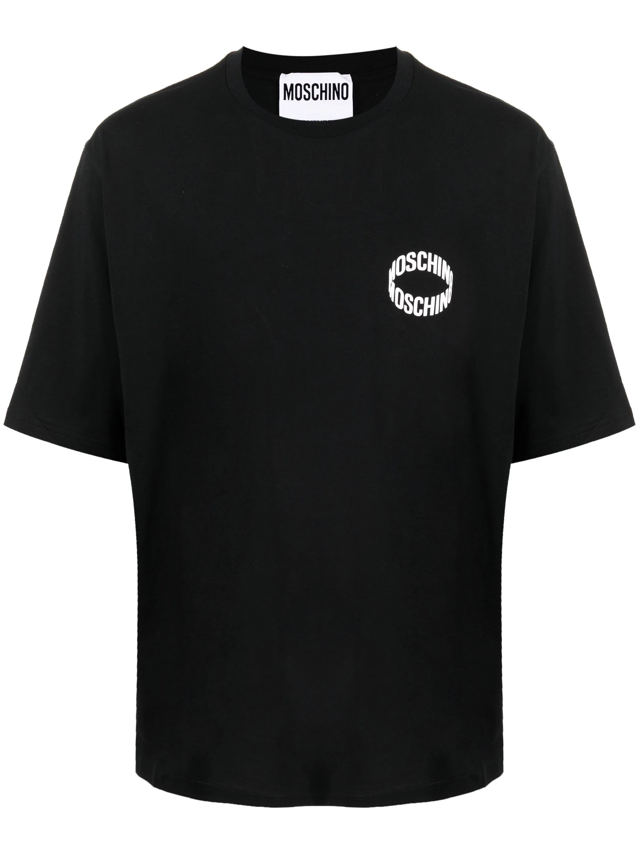 Leather men vest with studded details for a biker lookLogo-Print Cotton T-Shirt