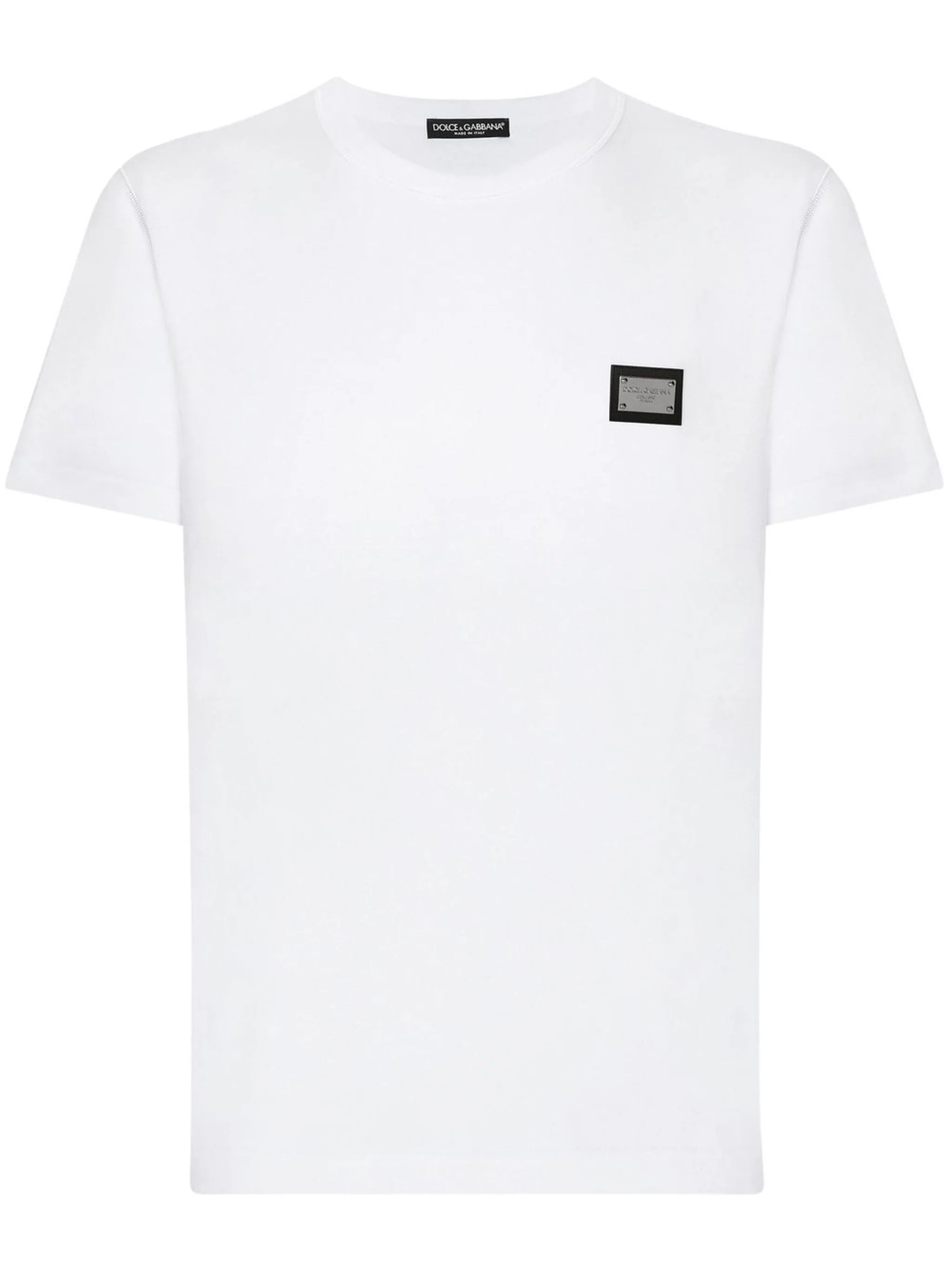 Sleeveless men waistcoats with a high - cut armhole for ease of movementLogo-Tag Cotton T-Shirt