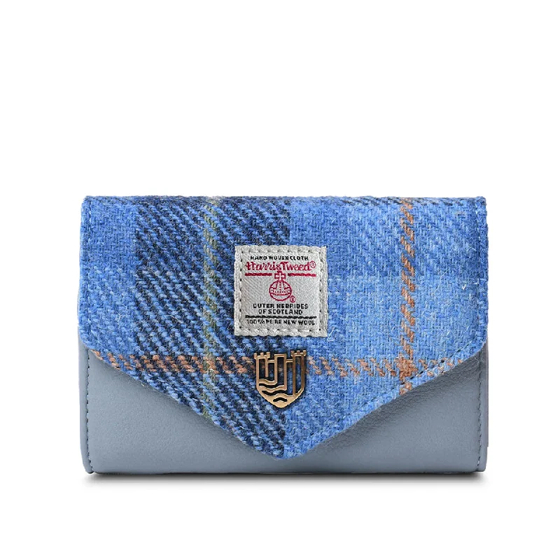Tweed men waistcoats with a traditional herringbone pattern for a classic lookIslander® Small Clasp Purse with Harris Tweed®