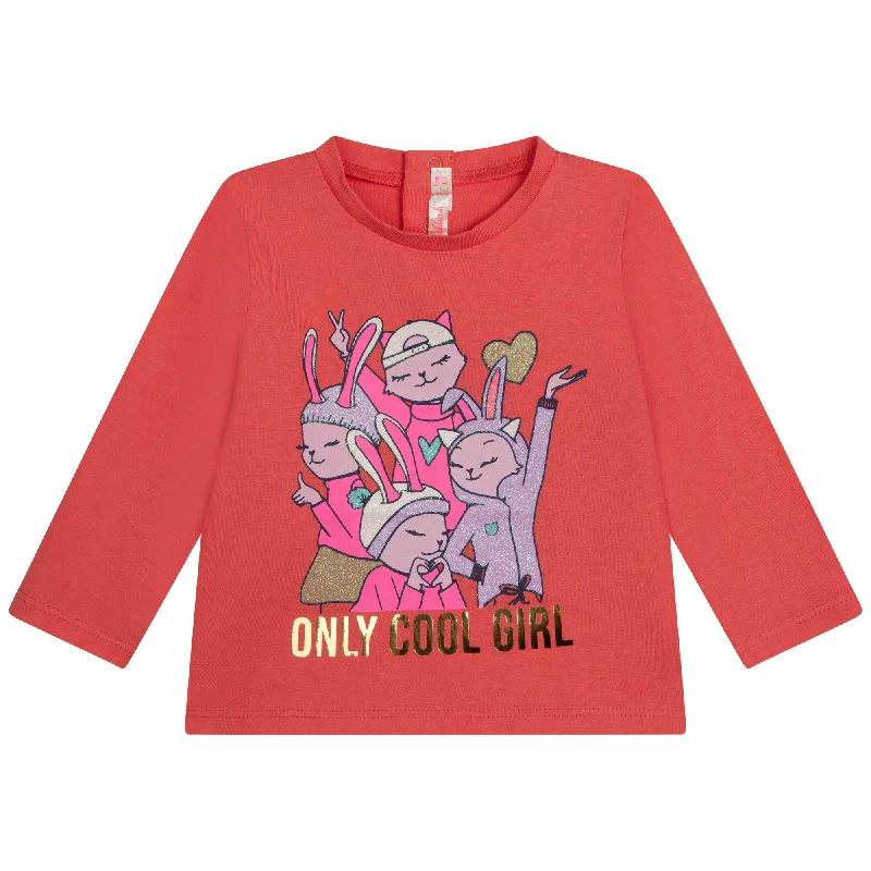 Men's lightweight performance t - shirts for running marathonsBillieblush Long Sleeve T-shirt Tomato Men's lightweight performance t - shirts for running marathonsBillieblush Long Sleeve T-shirt Tomato