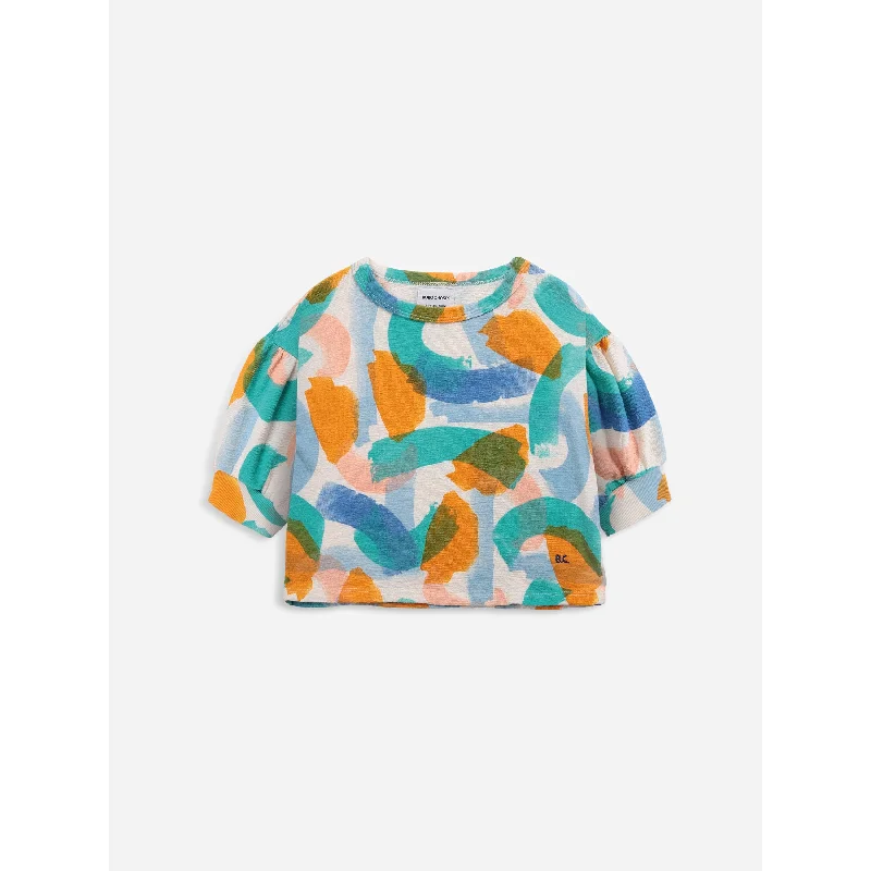 Men's polo t - shirts with a contrast collar for a preppy lookBobo Choses Brushstrokes All Over Short Sleeve T-shirt