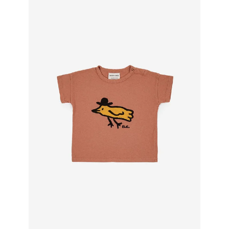 Men's tie - dye t - shirts with a bohemian styleBobo Choses Mr Birdie T-Shirt