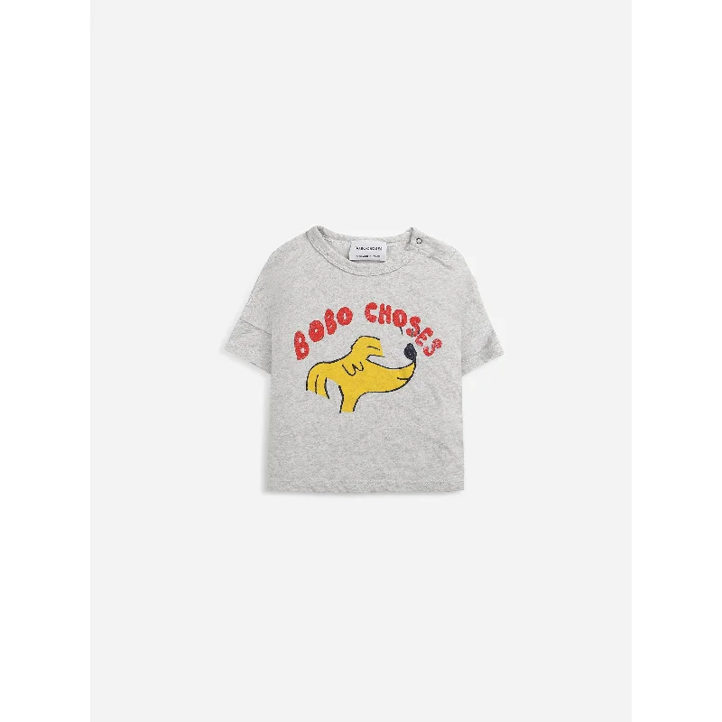 Men's slim - fit graphic t - shirts with vintage rock band printsBobo Choses Sniffy Dog Short Sleeve T- Shirt