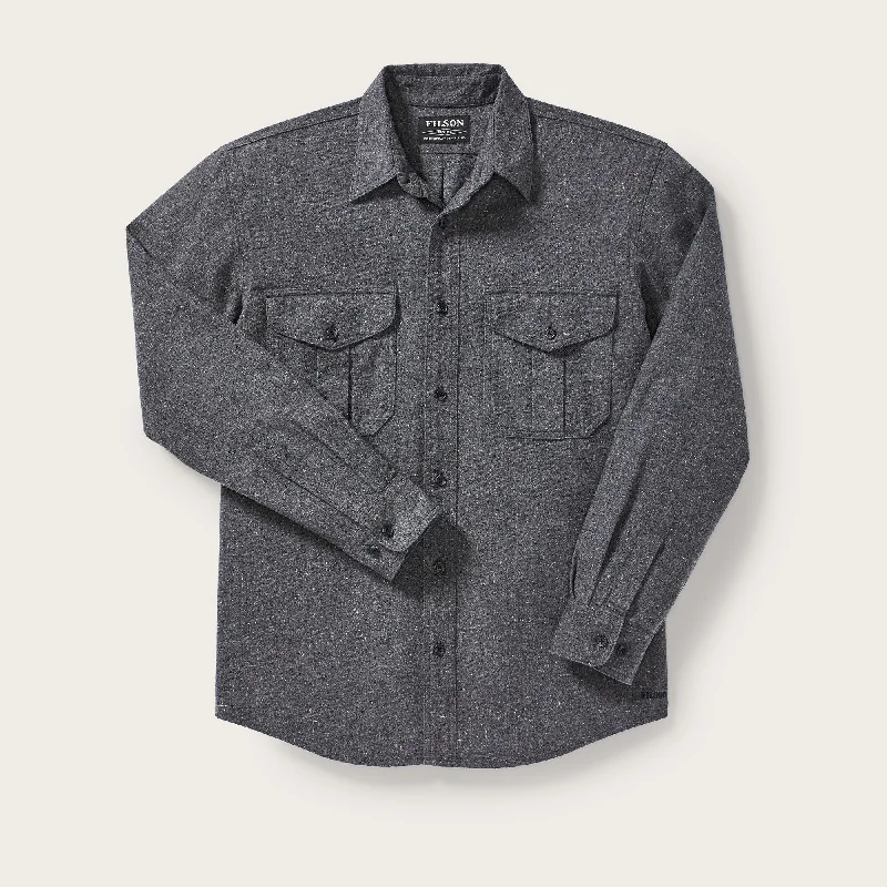 Men's long sleeve thermal shirts with thumbholes for extra warmthALASKAN GUIDE SHIRT
