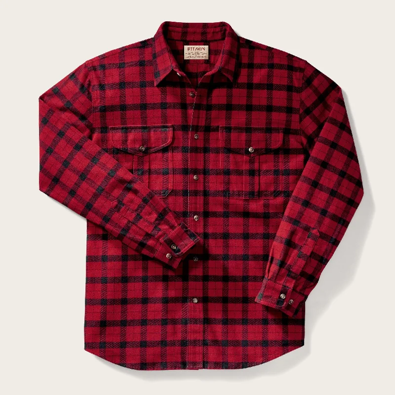 Men's long sleeve polo shirts with a contrast placket for added styleALASKAN GUIDE SHIRT