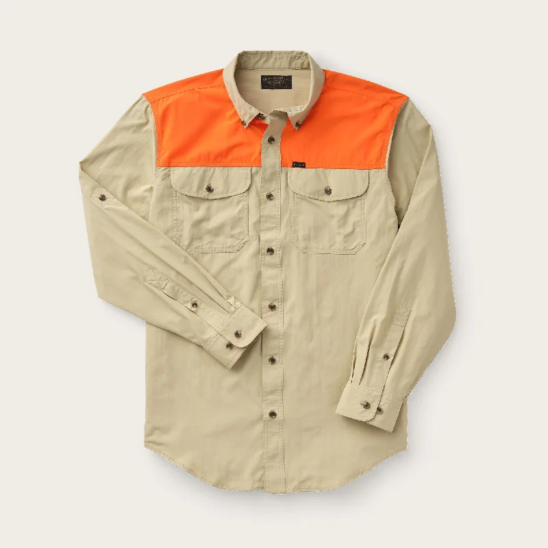 Men's long sleeve fleece - lined shirts for extreme cold weatherSPORTMAN'S SHIRT