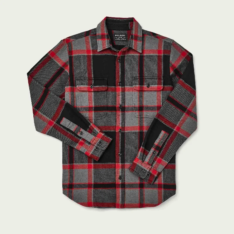 Men's long sleeve thermal shirts with thumbholes for extra warmthVINTAGE FLANNEL WORK SHIRT