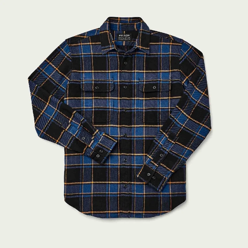 Men's long sleeve silk shirts in vibrant colors for a night outVINTAGE FLANNEL WORK SHIRT