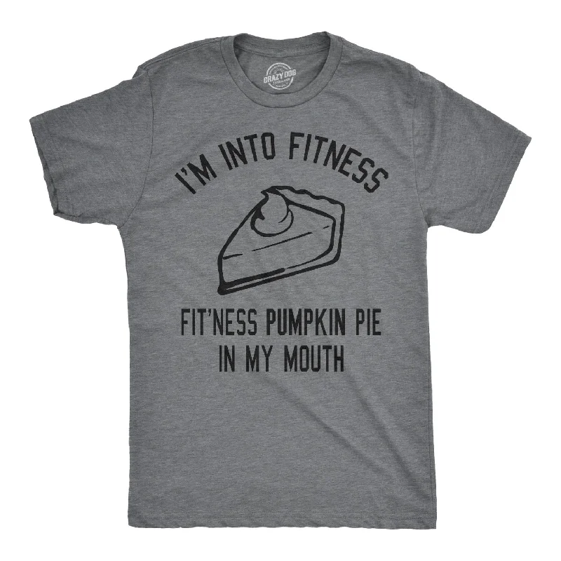 Men's button - front t - shirts with a unique artistic printFitness Pumpkin Pie In My Mouth Men's T Shirt Men's button - front t - shirts with a unique artistic printFitness Pumpkin Pie In My Mouth Men's T Shirt