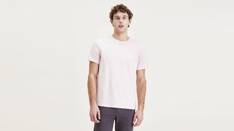Men's ribbed cuffs and hem polo shirts for a textured lookGraphic Tee (Big and Tall)