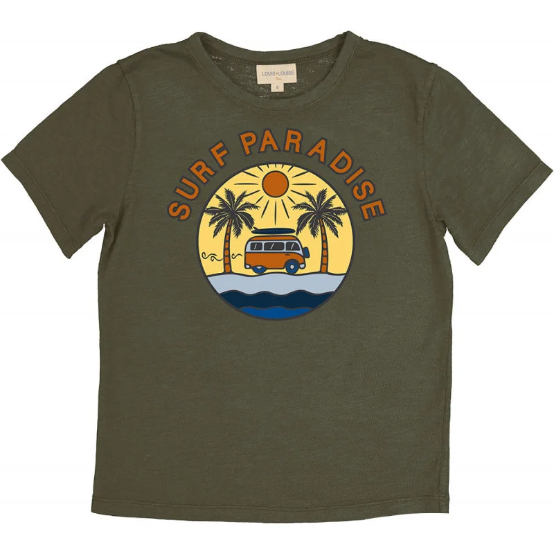 Men's antimicrobial t - shirts for odor - free freshness during travelLouis Louise T-Shirt Tom Khaki Men's antimicrobial t - shirts for odor - free freshness during travelLouis Louise T-Shirt Tom Khaki
