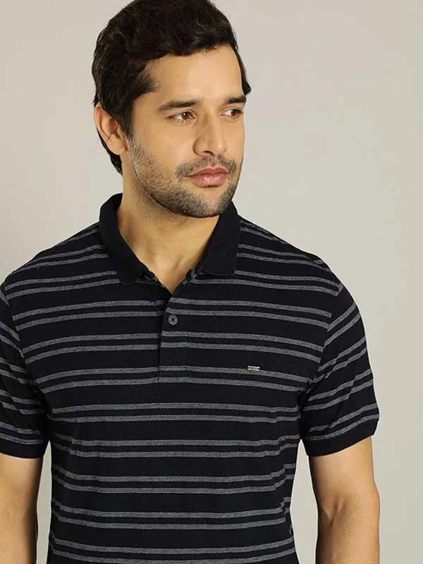 Men's color - block polo shirts with a bold fashion statementMen Striped Polo T-Shirt