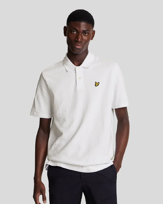 Men's two - tone stripe polo shirts with a preppy styleMicro Argyle Polo Shirt