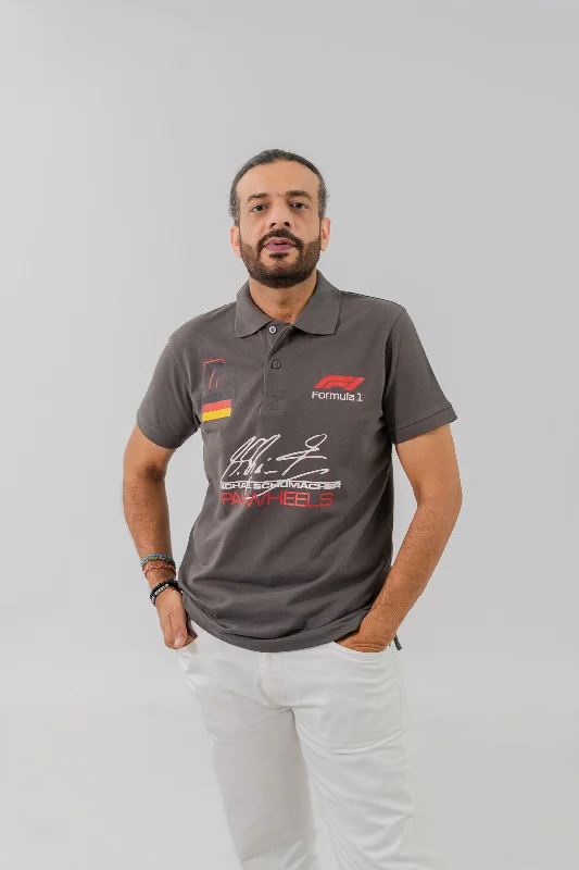 Men's formal - style silk blend polo shirts for special occasionsPolo Republica Men's PakWheels Formula 1 Printed Short Sleeve Polo Shirt Men's formal - style silk blend polo shirts for special occasionsPolo Republica Men's PakWheels Formula 1 Printed Short Sleeve Polo Shirt
