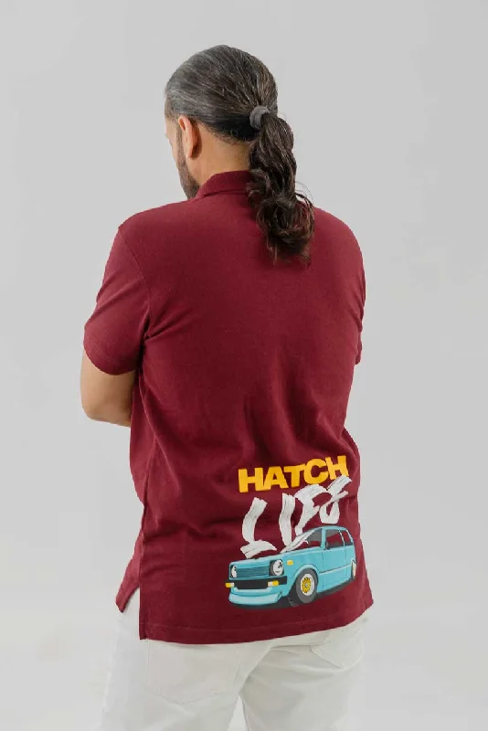Men's breathable cotton blend polo shirts for summer outingsPolo Republica Men's PakWheels Hatch Life Printed Short Sleeve Polo Shirt Men's breathable cotton blend polo shirts for summer outingsPolo Republica Men's PakWheels Hatch Life Printed Short Sleeve Polo Shirt