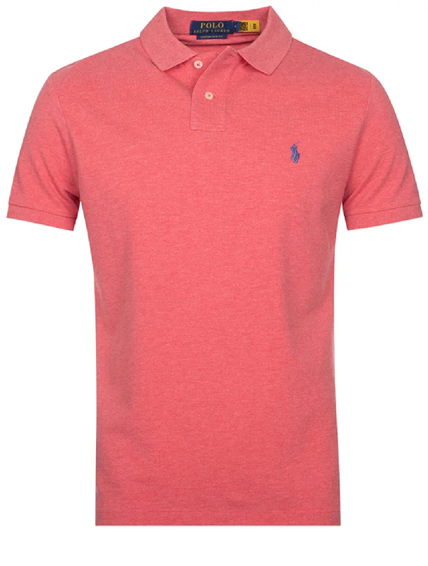 Men's budget - friendly basic polo shirts in multiple colorsBasic Mesh Polo Shirt Red